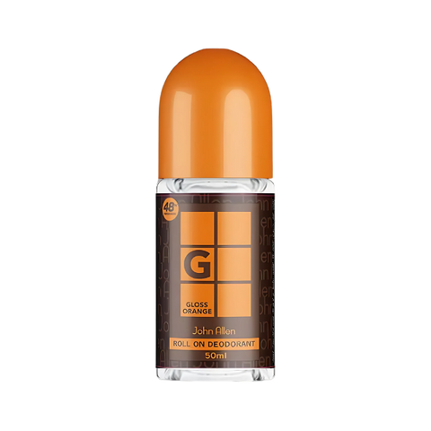 John Allen Gloss Orange Roll On Deodorant 50ml