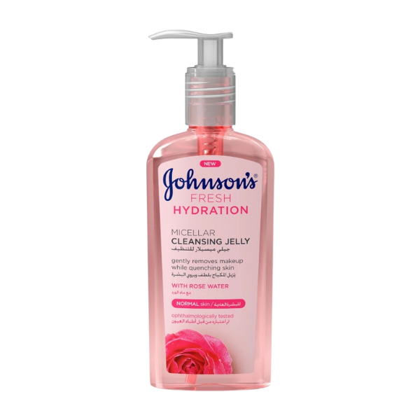 Johnson's Fresh Hydration Micellar Cleansing Jelly With Rose Water 200ml