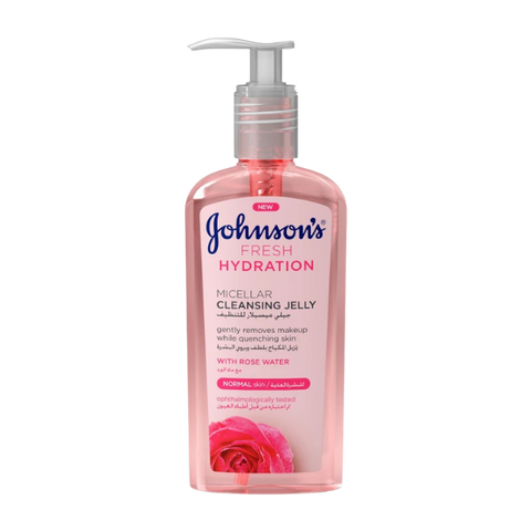 Johnson's Fresh Hydration Micellar Cleansing Jelly With Rose Water 200ml