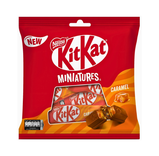 KITKAT MINIATURES CARAMEL BAG 96.3GM