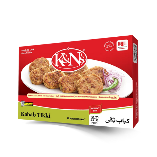 K&N's Kabab Tikki 29-32 Pcs 648Gm