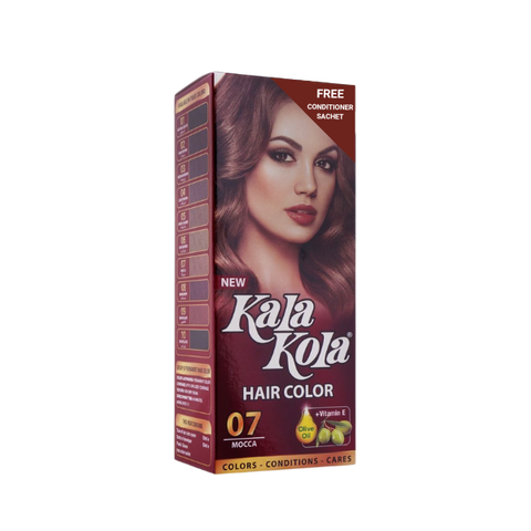 Kala Kola Hair Color 07 Mocca With Free Conditioner Sachet