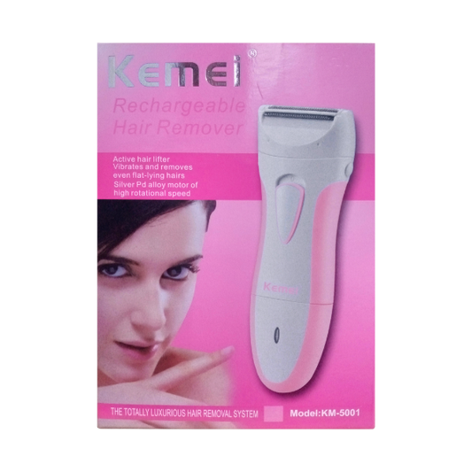 Kemei Rechargeable Hair Remover Shaver For Ladies KM-5001
