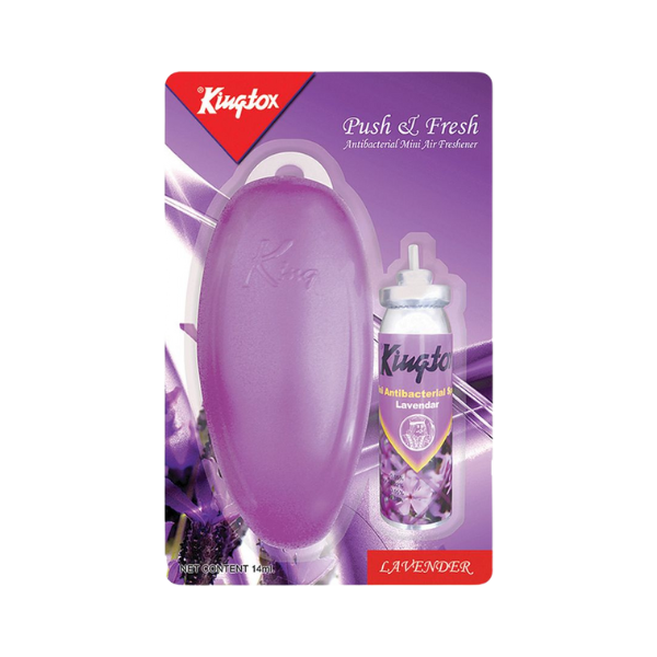 Kingtox Push And Fresh Mini Air Freshener Kit 14ml Lavender