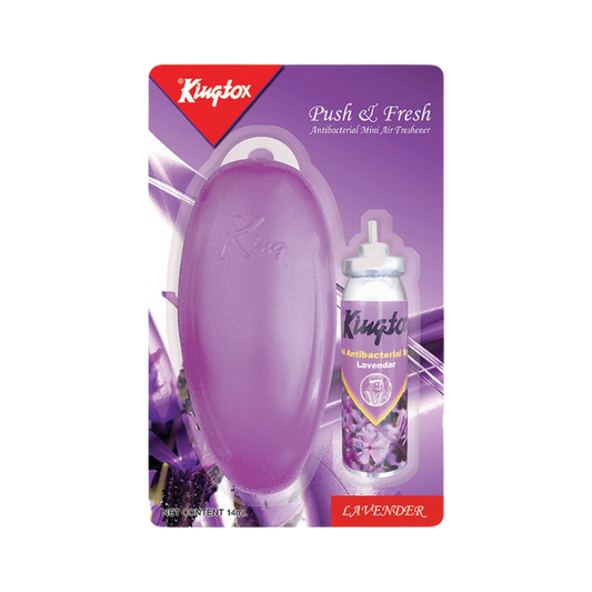 Kingtox Push And Fresh Mini Air Freshener Kit 14ml Lavender