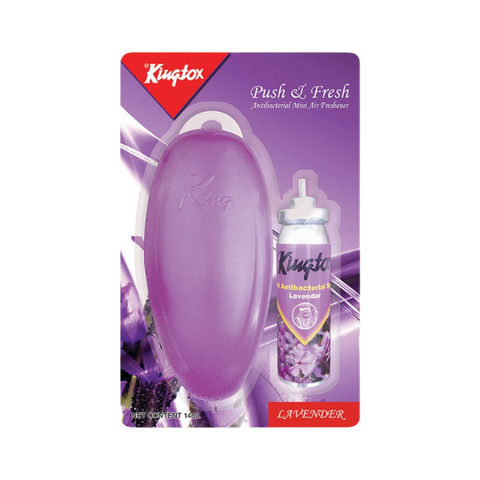 Kingtox Push And Fresh Mini Air Freshener Kit 14ml Lavender
