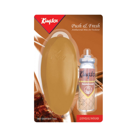 Kingtox Push And Fresh Mini Air Freshener Kit 14ml Sandalwood