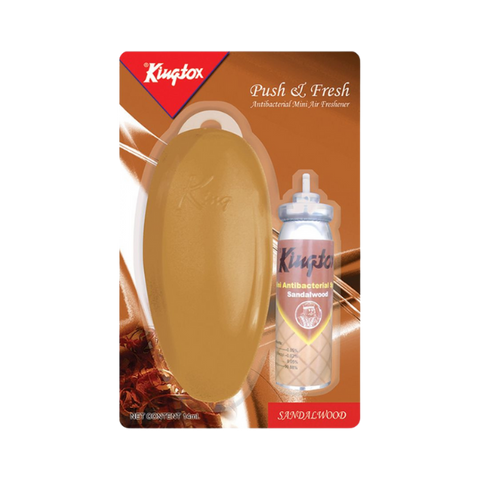 Kingtox Push And Fresh Mini Air Freshener Kit 14ml Sandalwood