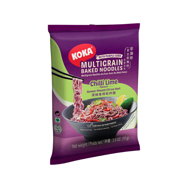 Koka Multigrain Chilli Lime Baked Noodles 70Gm
