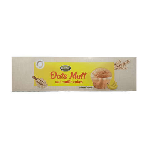 Krunchees Oat Banana Flavour Muffin Cakes 100g