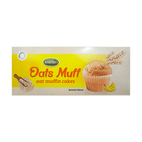 Krunchees Oat Banana Flavour Muffin Cakes 100g