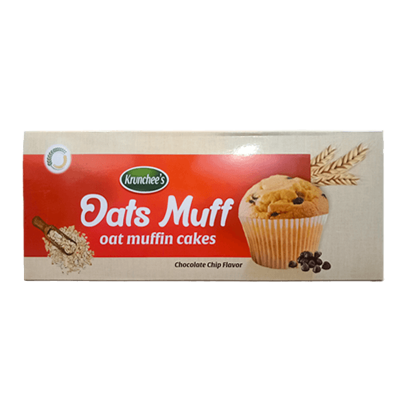 Krunchees Oat Chocolate Chip Muffin Cakes 100g