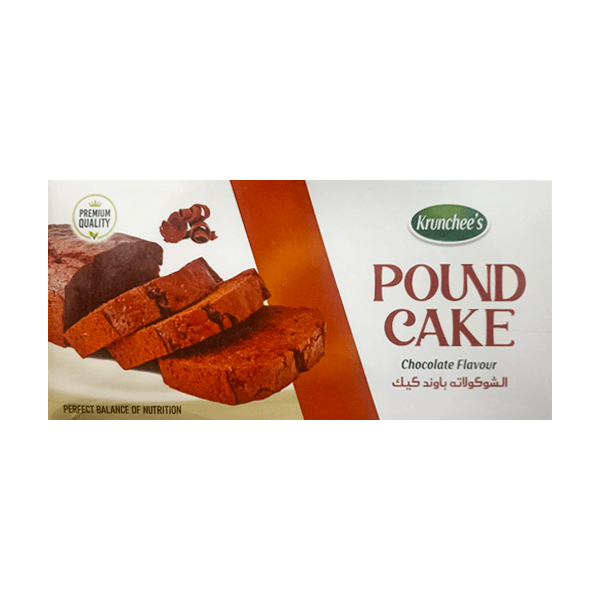 Krunchees Pound Cake Chocolate Flavour 225g