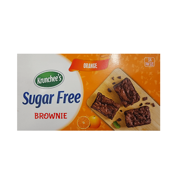 Krunchees Sugar Free Brownie Orange Flavour 100g