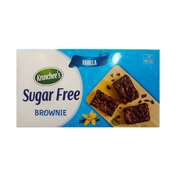 Krunchees Sugar Free Brownie Vanilla Flavour 100g