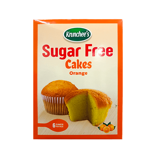 Krunchees Sugar Free Cake Orange Flavour 100g