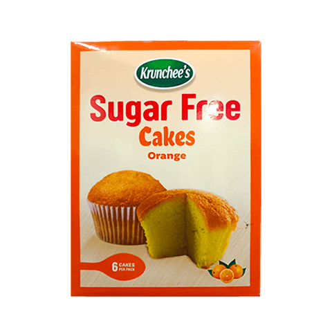 Krunchees Sugar Free Cake Orange Flavour 100g