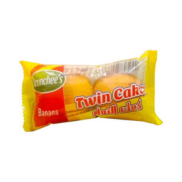 Krunchees Twin Cakes Banana Flavour 30g