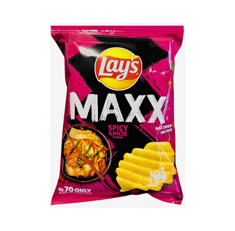 LAYS MAXX SPICY KIMCHI FLAVORED CHIPS 36G