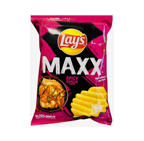 LAYS MAXX SPICY KIMCHI FLAVORED CHIPS 56G
