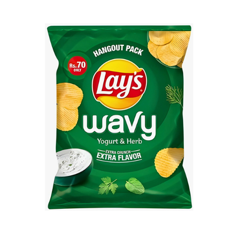 LAYS WAVY YOGURT & HERB 45G