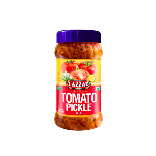 LAZZAT TOMATO PICKLE IN OIL 400GM