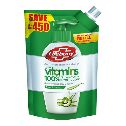 Lifebuoy Aloe Protect With Vitamins Hand Wash Refill Pouch 900ml