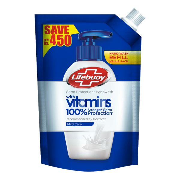 Lifebuoy Mild Care Hand Wash Refill Pouch 900ml