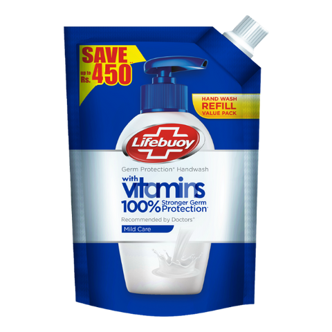 Lifebuoy Mild Care Hand Wash Refill Pouch 900ml