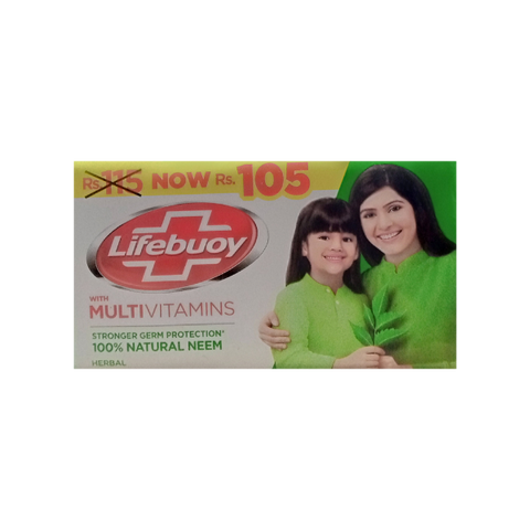 Lifebuoy Soap With Natural Neem Herbal 128g