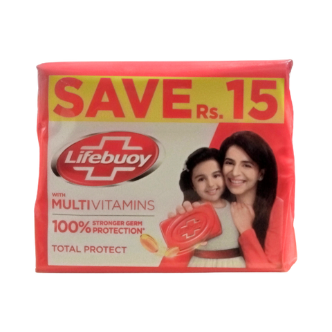 Lifebuoy Total Protect Soap Trio Pack 3X128g