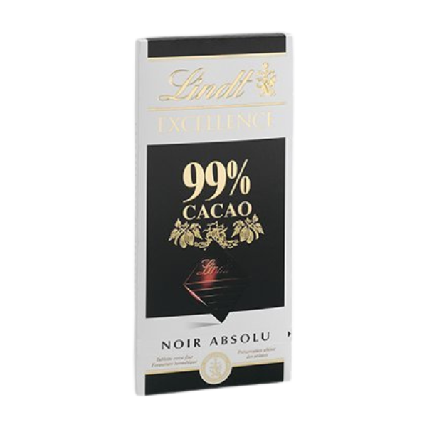 Lindt Excellence 99% Cacao Dark Chocolate 100g