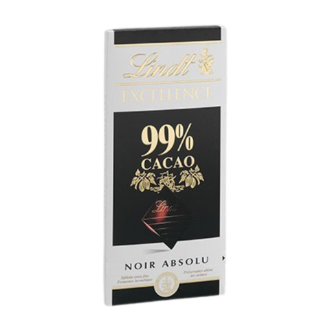 Lindt Excellence 99% Cacao Dark Chocolate 100g