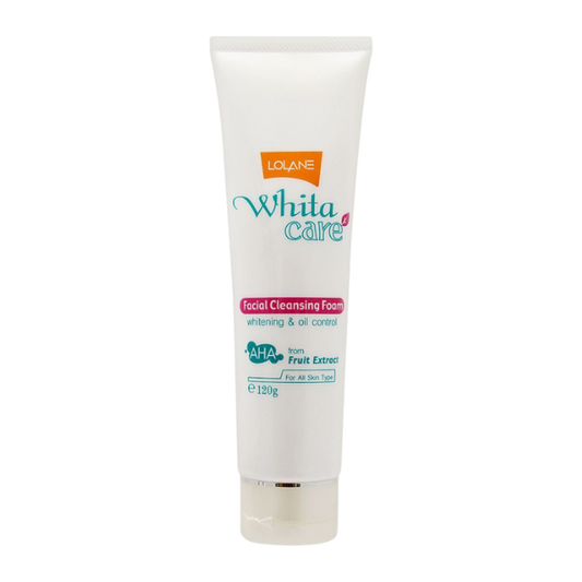 Lolane White Care Facial Cleansing Foam For Whitening & Oil Control 120g