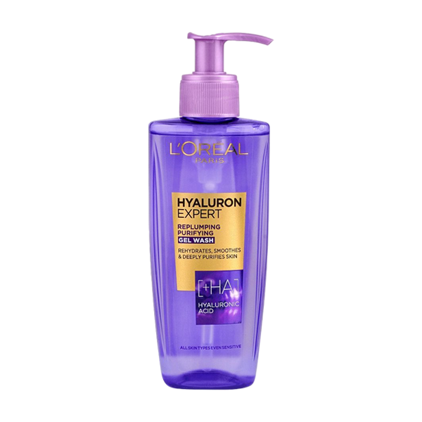 Loreal Paris Hyaluron Expert Repluming Purifying Gel Wash 200ml