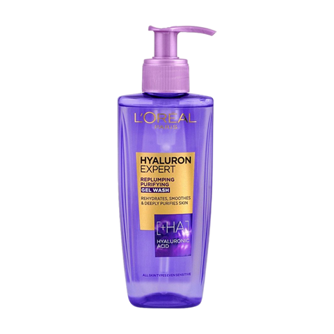 Loreal Paris Hyaluron Expert Repluming Purifying Gel Wash 200ml