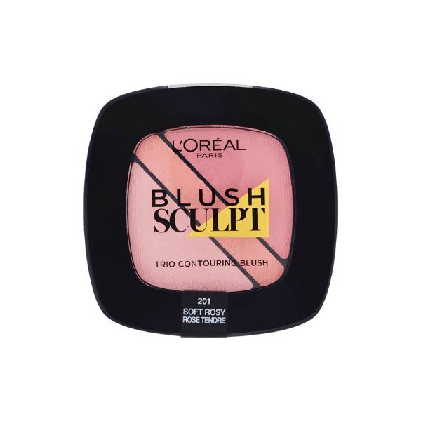 Loreal Blush Sculpt Trio Contouring Blush 201 Soft Rosy