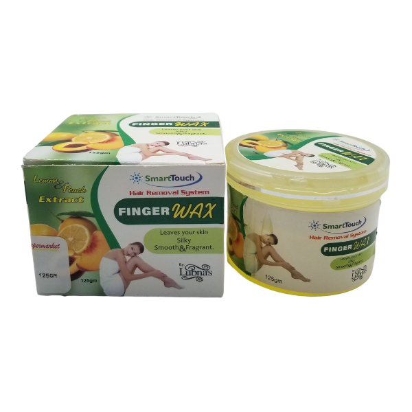 Lubnas Finger Wax Lemon & Peach Extract 125Gm