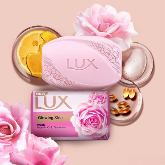 Lux Glowing Skin Rose Soap 170g