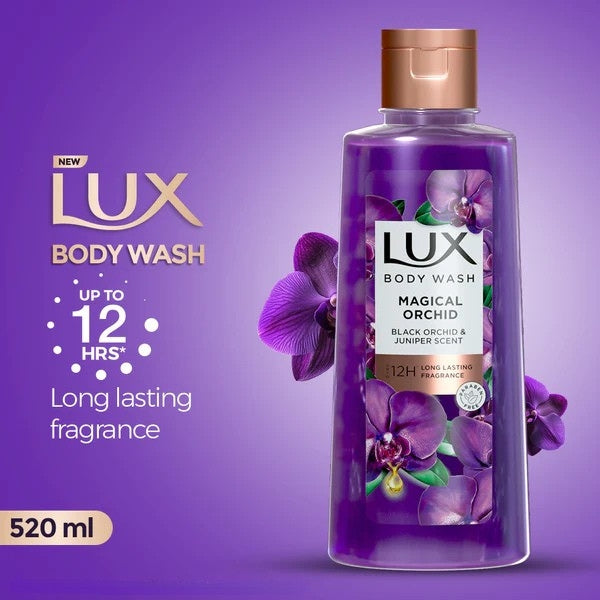 Lux Magical Orchid Body Wash With Free Loofah 520ml