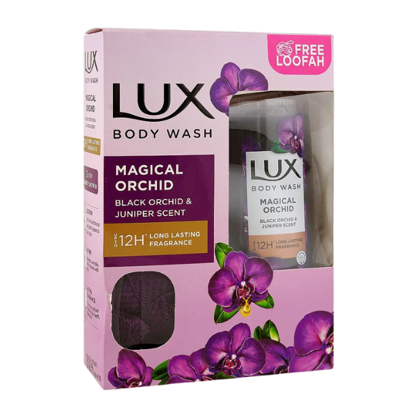 Lux Magical Orchid Body Wash With Free Loofah 520ml