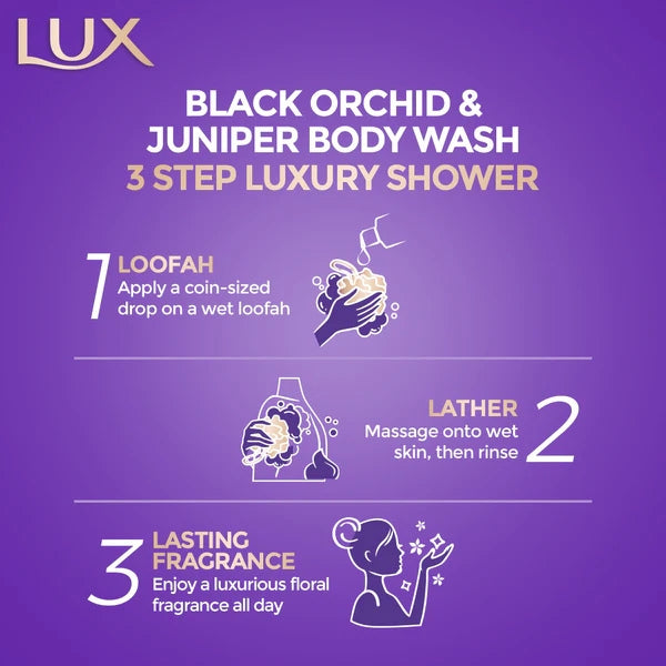 Lux Magical Orchid Body Wash With Free Loofah 520ml