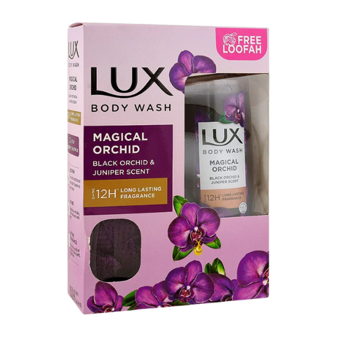 Lux Magical Orchid Body Wash With Free Loofah 520ml