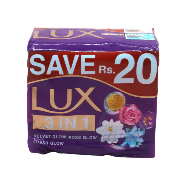 Lux Multi Soap 3 In 1 Trio Pack 3x130g