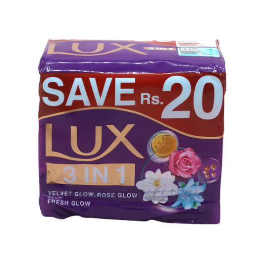 Lux Multi Soap 3 In 1 Trio Pack 3x130g