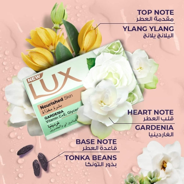 Lux Nourished Skin Gardenia Soap 170g Imported