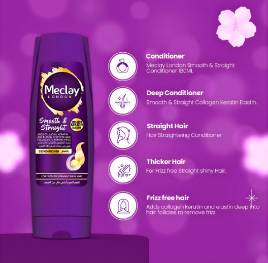 MECLAY LONDON SMOOTH & STRAIGHT CONDITIONER 350ML