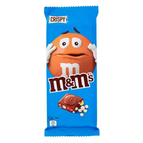 M&M Crispy Chocolate Bar 150g