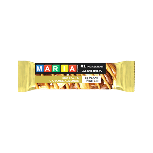 Maria Sea Salt And Caramel Almond Nuts Bar 40g