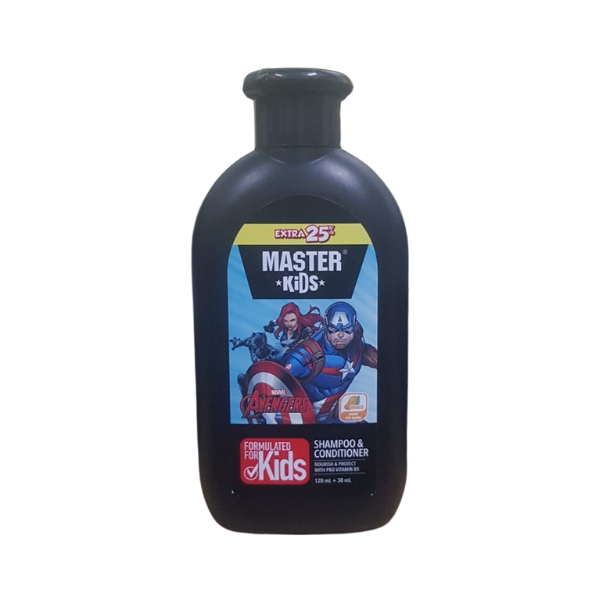 Master Kids Marvel Avengers Man Shampoo And Conditioner Mango 150ml